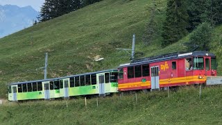 FRDE Trafic ferroviaireBahnverkehr TPC BVB  Bex Villars Bretaye  Transports Publics Suisses [upl. by Rodrigo]