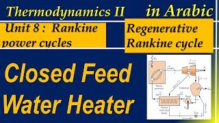 130 Closed Feed Water Heater Regenerative cycle [upl. by Nahsed515]