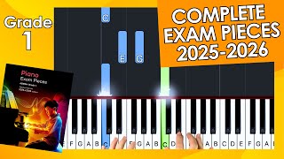 COMPLETE Grade 1 Piano ABRSM 20252026 Syllabus Exam Pieces [upl. by Luciano]