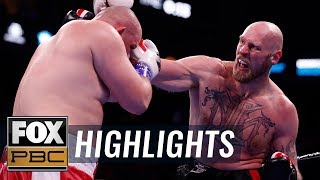 Adam Kownacki stunned by Robert Helenius in fourth round TKO  HIGHLIGHTS  PBC ON FOX [upl. by Eibbed]