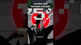 Zombie Man MOVESET Concept  The Strongest Battlegrounds [upl. by Ayt]