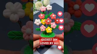 Every one loves this easy DIY Flower Craft  shortsfeed flowers diy [upl. by Moscow]