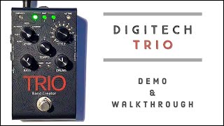 Digitech Trio Band Creator Looper  Test amp Review [upl. by Eylk34]