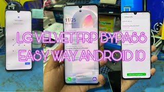 LG VELVET FRP BYPASS EASY WAY ANDROID 10 [upl. by Jeaz]