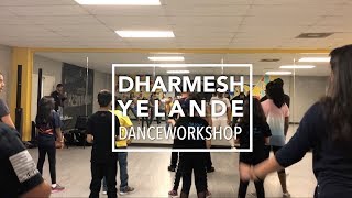 DHARMESH YELANDE S 01 WORKSHOP  NAAH GORIYE HARRDY SANDHU YUVA DANCE ACADEMY MD USA [upl. by Alcina463]