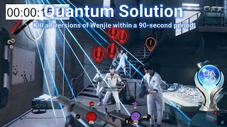 Deathloop Kill all versions of Wenjie within a 90second period Quantum Solution Trophy [upl. by Ateuqirne]