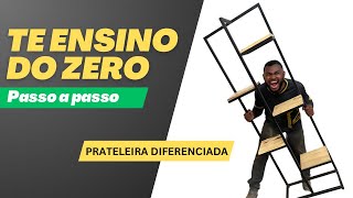 COMO FABRICAR PRATELEIRA INDUSTRIAL COM MEDIDAS PASSO A PASSO [upl. by Hayden]