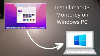 How to Install macOS Monterey on PCLaptop  Hackintosh [upl. by Reifel]