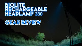 BioLite Rechargeable Headlamp 330  Gear Review [upl. by Alroi324]