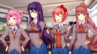 ENTREI pro CLUBE DE LITERATURA  Doki Doki Literature Club [upl. by Groscr]