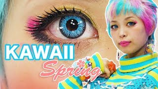 KAWAII SPRING makeupquotHaruka Kurebayashiquot  Eng Sub [upl. by Aenotna604]