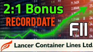 Lancer Container share price Lancer Container share today Lancer Container share price analysis 🤝 [upl. by Westney]