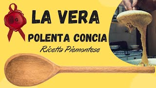 La vera polenta concia Ricetta del Piemonte [upl. by Ellened141]