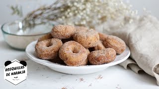 ROSQUILLAS de NARANJA VEGANAS  Living Like A Panda [upl. by Ahsekahs335]