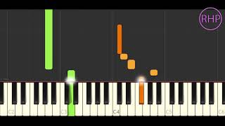 como tocar Melendi ft HaAsh Destino o Casualidad tutorial piano fácil [upl. by Samtsirhc]