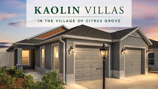 New Homes Available Kaolin Villas in The Villages FL [upl. by Cohdwell]