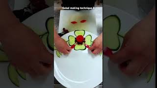 shortsvideo short subscribe 🔔 for more  Salad making technique 3 [upl. by Lorien]