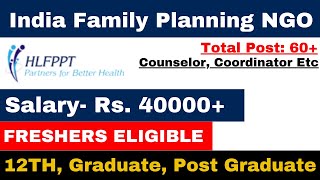 GOVT NGO VACANCY 2024  SALARY 40000  FRESHERS ELIGIBLE  HOW TO GET JOB IN NGO INDIA [upl. by Newbill752]