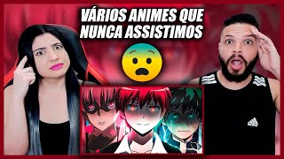 MELHORES MITAGENS EM ANIMES  Astupido REACT [upl. by Johppah]