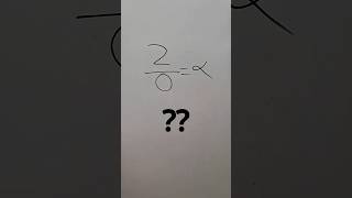 Why any number divided by zero is infinity Easy Explanation maths infinity shorts ytshorts fyp [upl. by Lrak]