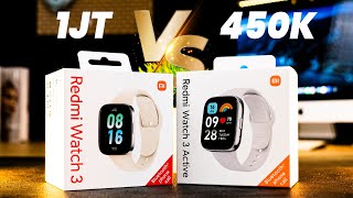 Tinggal Sesuain Budget aja  Xiaomi Redmi Watch 3 Vs Redmi Watch 3 Active [upl. by Leonard164]