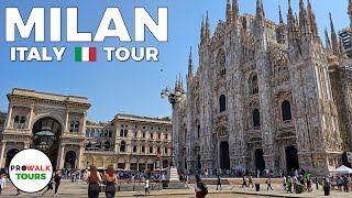 Milan 🇮🇹 Walking Tour  4K60fps with Captions  Prowalk Tours Italy [upl. by Turino]