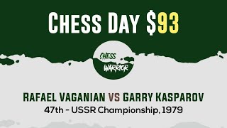 Rafael Vaganian vs Garry Kasparov  47th  USSR Championship 1979 [upl. by Astera]