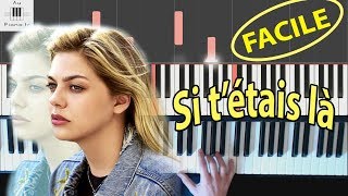 Louane Si tétais là  Piano FACILE Tutorial How to play [upl. by Niltag]