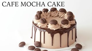 꾸준한 인기 카페 모카 생크림케이크 ASMRCafe Mocha Cake  Whipped cream Icing [upl. by Moth746]