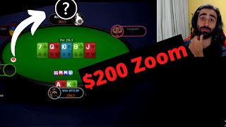 Jogando e Explicando NL 200 Zoom no PokerStars 👨‍🔬📈 [upl. by Jacquelin966]