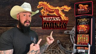 Incredible build up on Mustang Money slot machine 🎰 FIRST JACKPOT In Cowboy Slots Zone 🤠 [upl. by Reede188]