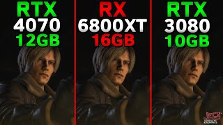 RTX 4070 vs RX 6800 XT vs RTX 3080 tested in 15 games  1440p and 4K [upl. by Nevak]