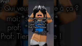 Phobie scolaire 😭🙏🏻 roblox faitpercer edit robloxedit [upl. by Fatima]