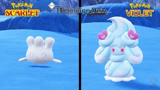 How to Evolve Milcery into Alcremie in Pokemon Scarlet and Violet Indigo Disk DLC [upl. by Hteik]