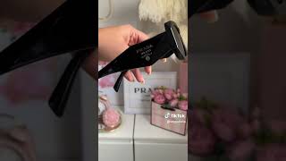 Prada sunglasses unboxing youtubeshorts aliexpress prada fyp trending fashion sunglasses [upl. by Mahla]