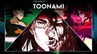 The Great Toonami Tier List Part 6 20142015 [upl. by Krys648]