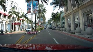 Driving Through Beverly Hills  Santa Monica Blvd amp Rodeo Drive [upl. by Dnilasor526]