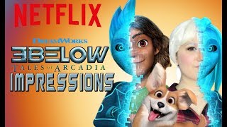 3Below Tales of Arcadia Impressions Netflix DreamWorks  Madi2theMax [upl. by Gerdi]