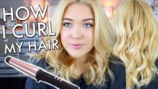 How To Get Beachy Waves  How To Curl Your Hair With A Wand [upl. by Rolecnahc]