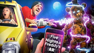 Five Nights at Freddys Neighborhood Breach FGTeeV Special Delivery Game FNAF AR like Pokemon GO [upl. by Lougheed830]