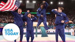 Medal for US mens gymnastics team A’ja Wilson’s big day on the court  USA TODAY [upl. by Astiram]