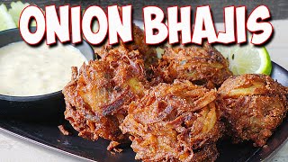 Onion Bhajis Crispy coated soft centered Onion Bhajis Easiest Recipe Ever [upl. by Delgado]