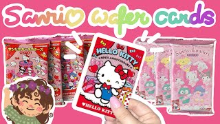 Sanrio Wafer Cards Unboxing  Bundles Of Jay 5 [upl. by Perren394]