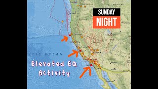 Uptick in Earthquakes across California this evening Sunday Night 10202024 [upl. by Alletsyrc48]