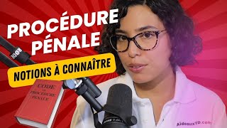 Cours de Procédure pénale  introduction et notions clefs [upl. by Gentille]