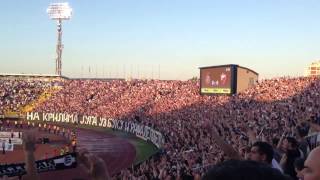 Partizan Belgrad Hymne  Derby live [upl. by Inna]