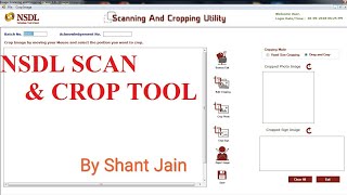 NSDL Scan And Crop Tool With Installation  Pan Form [upl. by Yzzo]