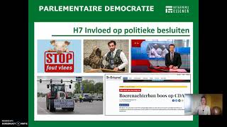 Parlementaire democratie H7 Invloed op politieke besluiten [upl. by Netsyrc526]