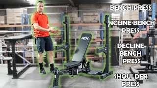 SAMS REVIEW ATX® Adjustable Bench Press  ATXOBM650II [upl. by Maritsa]