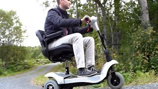 TEST Elektrisk promenadscooter Blimo T35 [upl. by Nospmoht]